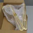 Large Plate Holder Display Stand - 10 inch Tall Plate Stands for Display - Metal Picture Frame Stand - Big Tabletop Easel Stand for Decorative Plates | Platter | Book | Plaque | Tile - 3 Pack - Gold