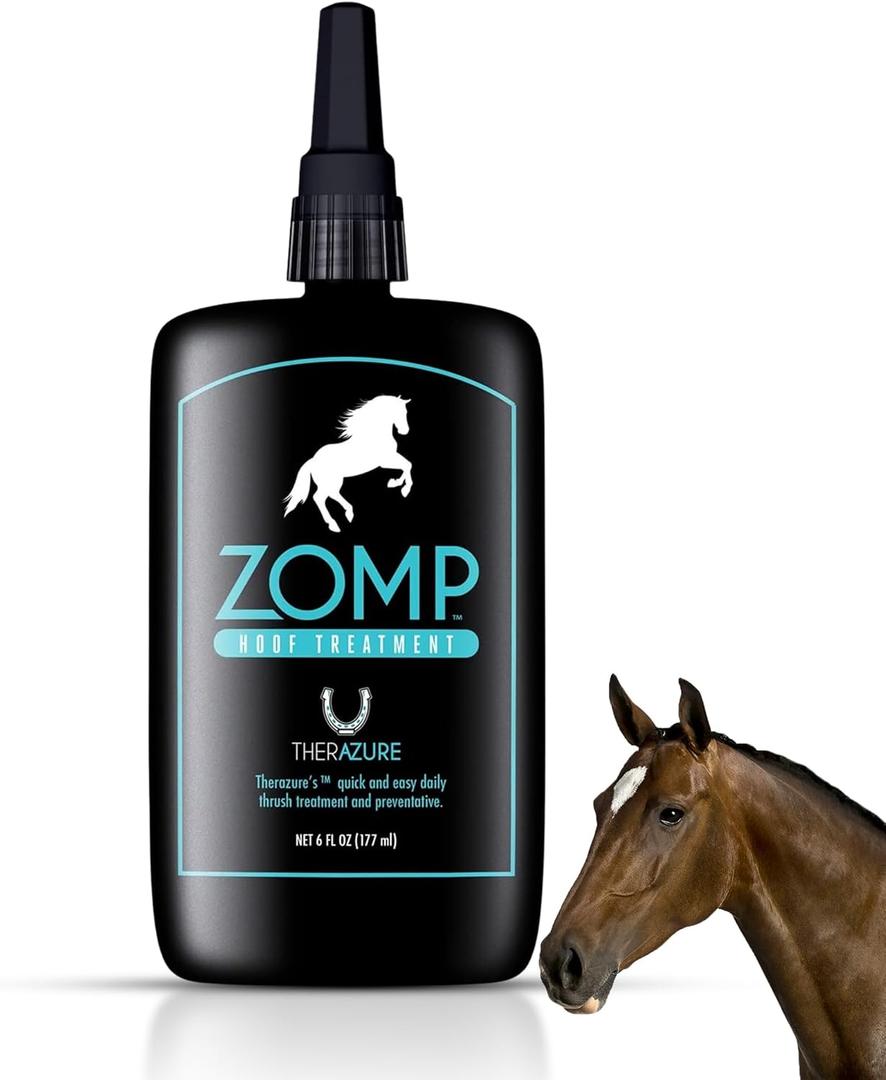 Horse Hoof Thrush Treatment and White Line Equine Care: Effective on Horses, Cows, Goats, Sheep, Pigs and All Hooved Animals Zomp