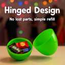 12 Pack Large Easter Eggs – 3.74'' Bright Plastic Fillable Eggs for Easter Egg Hunt, Party Favors, Surprise Gifts