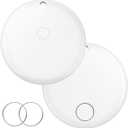 iVANKY for iPhone AirTag Smart Tag Air Tracker Item Finders for Apple Find My (iOS Only) Track Key, Wallet, Luggage, Bluetooth 5.2 Locator with Replaceable Battery, 85dB+, IP67, 2 Pack