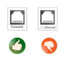 QIANRENON USB Console Cable USB A to RJ45 Network Device Console Debug Cable, with Driver CD, Professional Engineering Grade Debugging Switche Router Firewall Server, 1.8M (5.9ft)