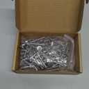 #10 x 1-1/2" Sheet Metal Self Tapping Screws, 410 Stainless Steel Modified Truss Wafer Head Screws, 100 PCS