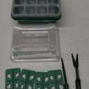 VIVOSUN 4-Pack Seed Starter Trays, 72-Cell Seed Starter Kit with Humidity Dome, Flat Reusable Plant Germination Trays with Drain Hole, Green Propagation Tray for Planting Seeds