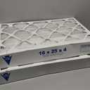 Pamlico Air 16x25x4 MERV 11, MPR 1000 Pleated AC Furnace 4'' Air Filters by Pamlico. 2 Pack. Exact Size: 15-1/2 x 24-1/2 x 3-3/4, White