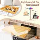 4 In 1 Noodle Board Stove Cover Lightweight Cutting Board Wood Stove Top Covers for Electric Stove, Glass Gas Stove Cover for Gas Burners - 30" x 22"(Outer) / 28.8” x 20.8”(Inner)