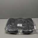 LNKOE Seat Cushion Memory Foam Cushion for Office Chair, Car Seat, Airplane, Bleacher - Sciatica & Hip & Coccyx Pain Relief Desk Chair Cushion for Long Sitting Office Workers, Car Drivers (Black)