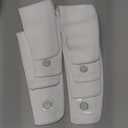 NICETOWN Strong Magnetic Curtain Tiebacks - Modern Simple Style Curtain Ties Backs Holdbacks Holders for Indoor/Outdoor Curtains (White, 18.5 X 4 Inches, Set of 4)