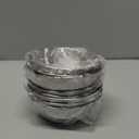 8 PCS Stainless Steel Mini Soy Sauce Dish, Small Individual Round Seasoning Bowls, Dipping Sauce Bowl, Ingredient Bowls for Prep Appetizer Plates, (4PCS 3.5 inch & 4PCS 3.2 inch)