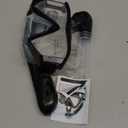 Greatever Snorkel Set Pano 3 Window Snorkel Mask Adult, Panoramic Wide View, Anti-Fog Scuba Diving Mask, Anti-Leak Snorkel Goggles Dry Top Snorkel, Professional Snorkeling Gear for Adults (Black Silver)