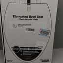 KOHLER 20110-96 Brevia, Slow Close Toilet Seat, Elongated Toilet Seat, Grip-Tight Bumpers Quick-Attach Hardware, Biscuit