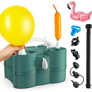 Balloon Pump, Air Pump for Inflatables and Balloons, Electric Balloon Pump for Latex 260q Foil Balloons, Quick-Fill 110V AC Inflator Deflator for Pool Floats Air Mattress Inflatables