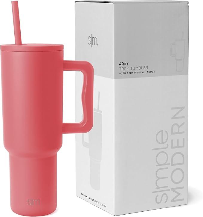 DI Simple Modern Trek Tumbler 40oz Salmon