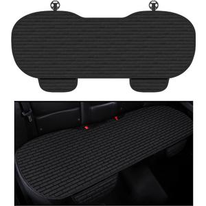 Car Back Seat Cover,Non-Slip & Breathable Bench Seat Cover with Side Pockets for Car Storage & Protecting Interiors,Universal All-Season Seats Back Protector for Most Cars,SUVs (Rear Seat Cover)