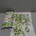 Spring Summer Green Eucalyptus Hanging Vine Wall Decals Bird & Birdcage Wall Stickers for Home Office & Coffee Cafe Peel and Stick Wall Glass Clings Decor, 3-Pieces