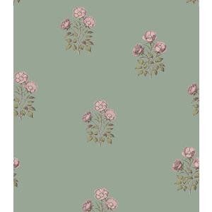 Vintage Floral Peel and Stick Wallpaper Green Boho Contact Paper Renter Friendly Bedroom Cabinets Countertops Contact Paper Removable Self Adhesive Wall Decor - 17.3"78.7"