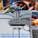 Acer Premium 13-in-1 Docking Station with 110W PD & Triple Monitor Support | Dual 4K HDMI and DP,5Gbps USB A/C,Gigabit Ethernet,Security Lock | Laptop Docking Station for Windows/Dell/HP/Lenovo/Asus