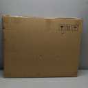 Large Mid Century Clock for Living Room,Modern Unique Battery Operated Wall Clocks Silent Iron & Wood Big Wall Clock Brown Circle Geometric Clocks for Home,Living Room,Bedroom 47.2 x 2.8inch