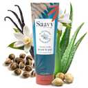 Saavy Naturals Moisturizing Body Wash for Sensitive Skin – Plant-Based & Pure with Coconut Oil, Shea Butter & Aloe Vera – Paraben-Free, Cruelty-Free – Tahitian Vanilla – 8.5 fl oz, 2 pack