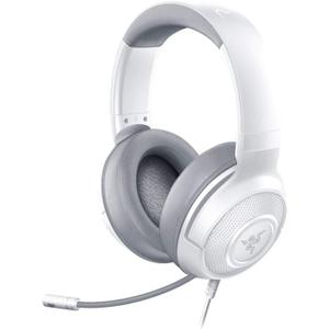 Razer Kraken X Ultralight Gaming Headset: 7.1 Surround Sound Capable - Lightweight Frame - Integrated Audio Controls - Bendable Cardioid Microphone - for PC, PS4, Nintendo Switch - Mercury White