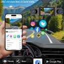 4 Channel Dash Cam Front and Rear Inside Left Right, 360° Dash Camera with 5GHz WiFi & App Control, 24H Parking Monitor, Super Night Vision, G-Sensor, Loop Recording, 64GB SD Card Included