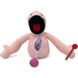 Yeeps Plush - 8" Plush Toys, Stuffed Animals, Dolls in Beige Perfect for Kids and Adults, Ideal for Birthdays, Christmas -Cute Halloween Plush Toy (Style # 2)