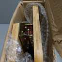 Beinilai Foldable Toilet Stool,7 Inches Poop Stool for Bathroom,Bamboo Toilet Stool Squat Adult,Potty Stool with AntiSlip Strip