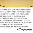 2 x UUEFKTN Romantic Anniversary Card for Him Her, Hearftelt Anniversary Card Gift for Husband Wife Boyfriend Girlfriend Partner Couple, Sweet Valentines Gift for Women Men (#11)