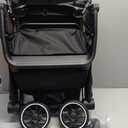 Gromast Compact Fold Baby Stroller, Lightweight Travel Toddler Stroller with One-Click Fold, Extendable UPF50+ Canopy, Cup Holder, UV Protected and Waterproof, One-Hand Folding - Gray