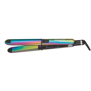 Nano Titanium Prima Ionic Hair Straightener  Professional Flat Iron & Curling Iron in One for Stylists, Pro Styling Hair Tool (Iridescent)