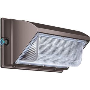 ledmo LED 120W Wall Pack Light with Photocell, 15840LM 5000K Dusk to Dawn Outdoor Commercial Security Lighting, IP65 Waterproof Outdoor Wall Lights