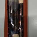 MAANGE 13 Pcs Foundation Makeup Brush Set With Bag, Make up Brushes, Double-End Multi Functional Makeup Brushes, Professional Face Brush Set Tools For Liquid Powder Concealer Cream Blush (Coffee)