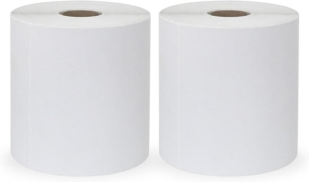 DGBDPACK 4"x6" Direct Thermal Shipping Labels 600 Lables/2 Roll (300 Pcs per Roll) Compatible with Zebra Rollo Beeprt Printer Permanent Adhesive