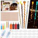 53 PCS Wizard Magic Wand Making Kit DIY Crafts for Kids Adult Wizard Wand Birthday Party, Christmas, Halloween Party Favors
