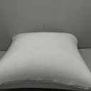 AM AEROMAX 22 22 Throw Pillow Memory Foam Pillow Insert - Square Accent Pillow for Decorative Cushion Bed Couch Sofa - Non-Deforming Over Time (White)