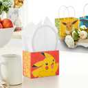 Hallmark Pokmon 4" Mini Gift Bags (18 Bags: Pikachu, Charizard, Gengar, Eevee) for Birthday Party Favors, Gift Cards, Classroom Treats