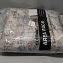 cotiled 6x9 Area Rug for Living Room Large Modern Neutral Abstract Rugs Washable Nonslip Backing Soft Carpet for Bedroom Dining Room Office Decor Blue/Brown