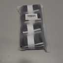 Pilates, Yoga Socks with Non Slip Grips for Women, Crew Grip Sock for Barre Shoes, Pilates Outfit Pack of 4 (6-10, Black)