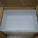 IRIS USA Storage Bins with Lids |Made in USA| 2 Qt - (6-Pack) - Clear