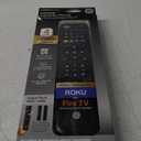 GE Universal Remote Control with Roku or Fire TV Streaming Remote Compartment, use with Samsung, Vizio, LG, Sony, Sharp, Apple TV, TCL, Smart TVs, Streaming Players, Blu-ray, DVD, 4-Device, 59046