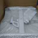 Toilet Safety Rails for Seniors, 350lbs Heavy Duty Toilet Safety Frame, Triple Stability with 2 Suction Cups & Rear Bar, Adjustable Height and Width Bathroom Grab Bars