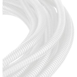 Cacovedo Cord Protectors from Pets, 30FT Electric Wires Covers Cord Covers for Pets Cord Management Protect Wires from Chewing Through Safe Around Rabbits, CatsDogs-Outside Diameter 15.8mm (White)