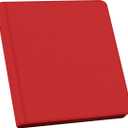 40 Pockets Graded Card Binder, Toploading PSA Slab Holder Album, PU Leather Graded Card Storage Binder, Premium 4 Pocket PSA Card Binder Album with Sleeves (Red)