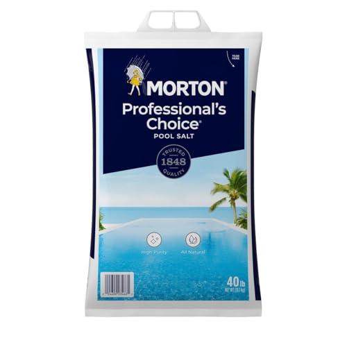 Morton Salt F134660000 Pro Pool Salt, 40 lb