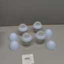 Anti-Colic Glass Baby Bottle 5oz with "S" Flow Rate Nipple for 0-3 Months, 4 Pack, MM101A