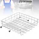 5304535380 Dishwasher Upper Rack Replacement, Compatible with Kenmore Crosley Frigidaire Upper Dishrack Assembly, Replaces AP7215765 5304517201 154331502 5304498202 5304498220