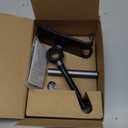 LISEN Cell Phone Stand Phone Holder for Desk Recording Office, Women Office Desk Accessories Gifts PC Gaming Essentials iPhone Stand Gadgets Fit OtterBox Case Switch iPad Air Tablet 4-10 in (BLACK)