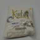 KOUFALL Ivory Grommet Faux Linen Sheer Curtains 52x90 Inch Length