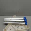 Space-Saving Triangular Shower Chair for Inside Shower, FSA/HSA Eligible 400 lbs Adjustable Shower Stool for Elderly and Disabled, Non-Slip Bathtub Chair with Stable-Bracing, Tool-Free Assembly, White