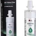 LG LT700P- 6 Month / 200 Gallon Capacity Replacement Refrigerator Water Filter (NSF42 and NSF53) ADQ36006101, ADQ36006113, ADQ75795103, or AGF80300702 , White , Single
