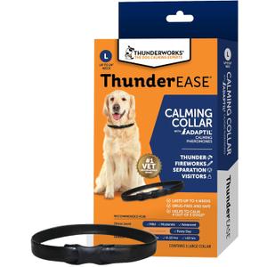 ThunderEase Calming Anti-Anxiety Pheromone Collar for Dogs. Large (Pack of 1)